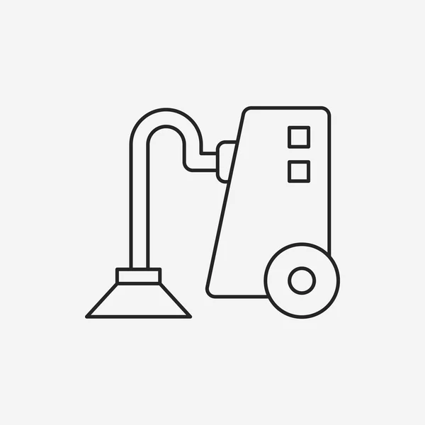 Vacuum cleaner line icon — Stock Vector