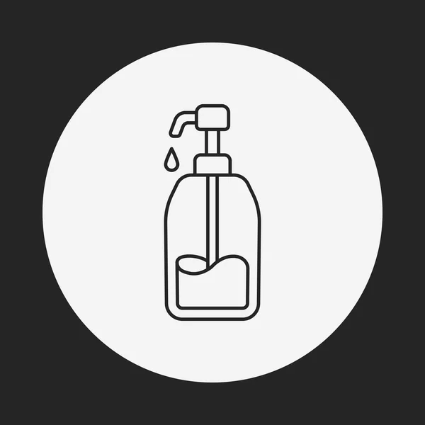 Icono de línea detergentes — Vector de stock