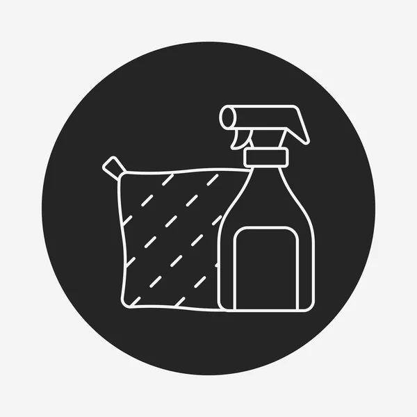 Detergenty linia ikona — Wektor stockowy