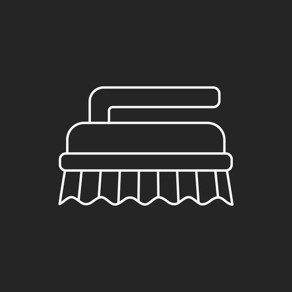 Temizlik fırça satırı simgesi — Stok Vektör