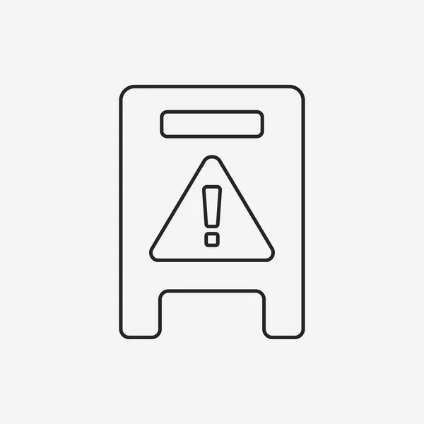 Uyarı ıslak zemin satırı simgesi