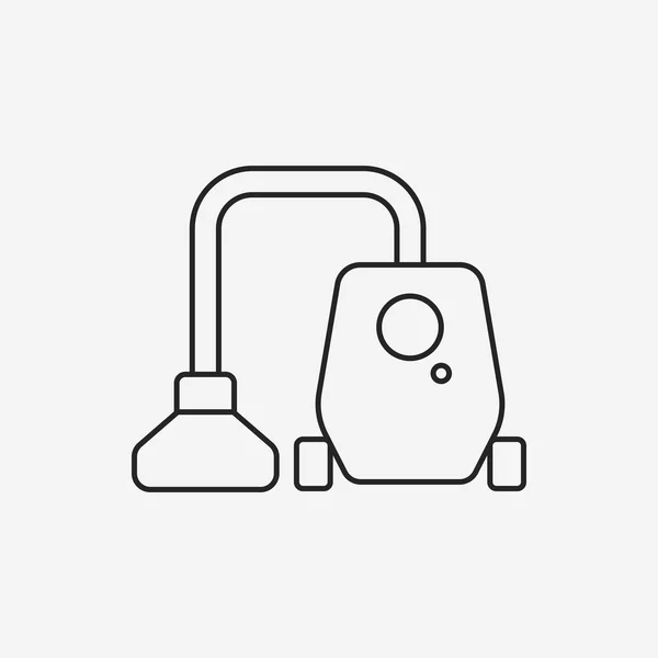 Vacuum cleaner line icon — Stock Vector