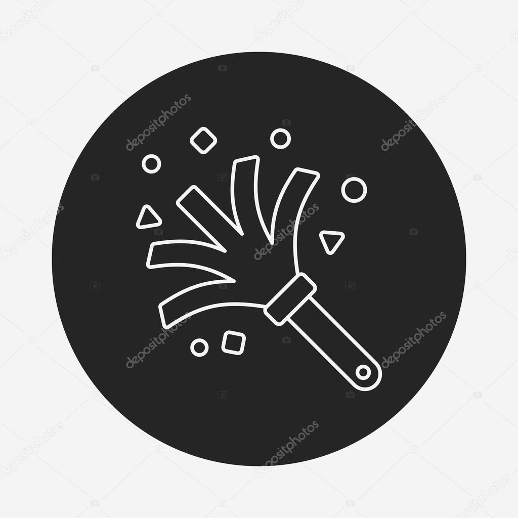 Download Feather duster line icon ⬇ Vector Image by © vectorchef ...