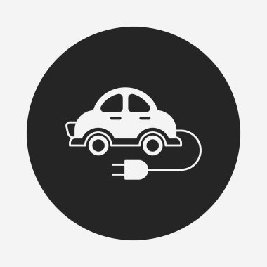 çevre koruma kavramı yeşil araba simgesi