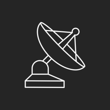 Uzay uydu satırı simgesi