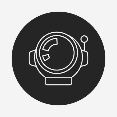 Uzay astronot satırı simgesi