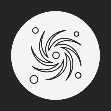 Uzay yıldız satırı simgesi