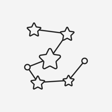 Uzay yıldız satırı simgesi