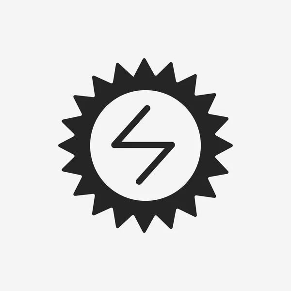 Environmental protection concept solar energy icon — Stock Vector