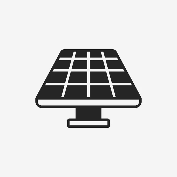 Umweltschutzkonzept Solarenergie-Ikone — Stockvektor