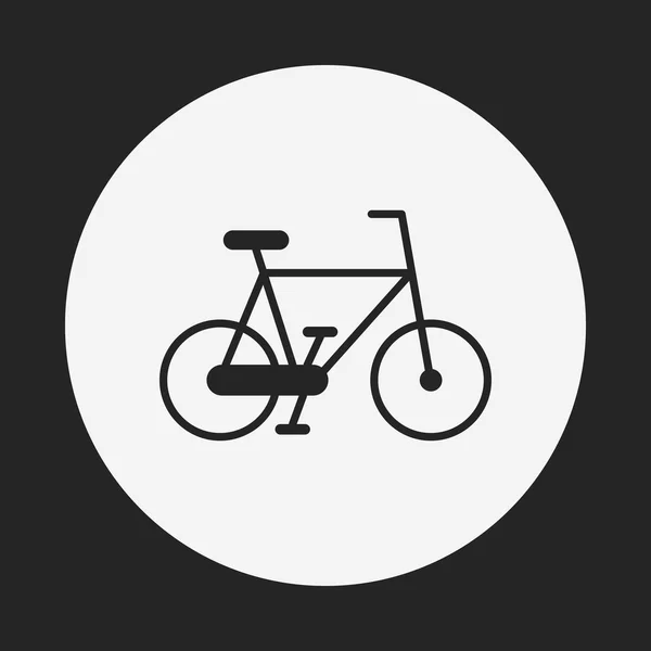 Concept de protection de l'environnement icône vélo vert — Image vectorielle