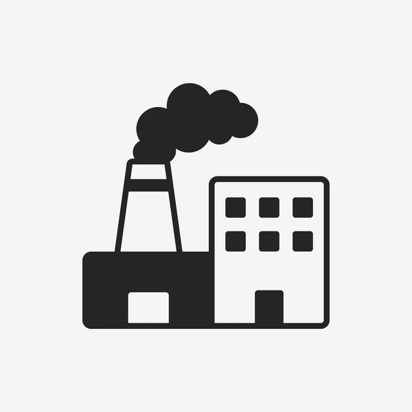 Conceito de proteção ambiental ícone de fábrica —  Vetores de Stock