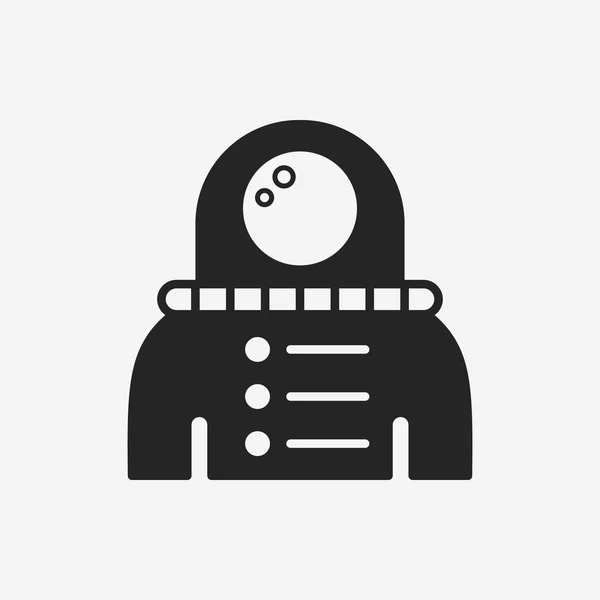 Astronauta espacial icono — Vector de stock