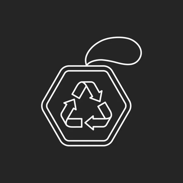 Rezcle tag line icon — стоковый вектор