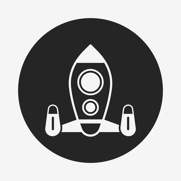 Spaceship icon — Stock Vector
