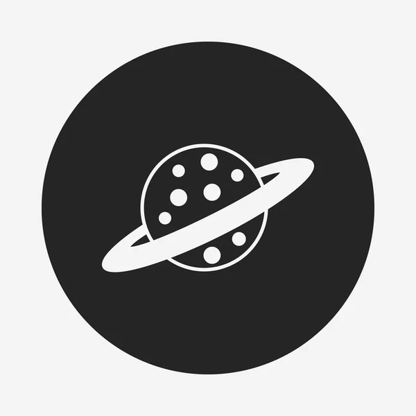 Space planet icon — Stock Vector