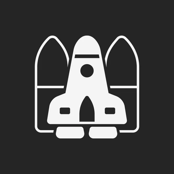 Icona astronave — Vettoriale Stock