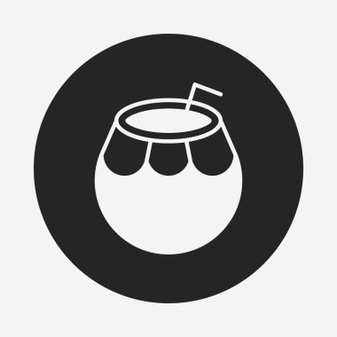 meyve Hindistan cevizi suyu simgesi