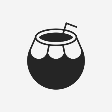 meyve Hindistan cevizi suyu simgesi