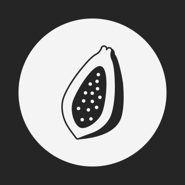 meyve papaya simgesi