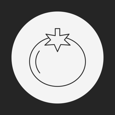 meyve domates satırı simgesi