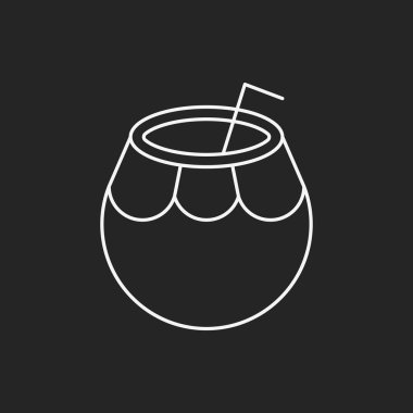 meyve Hindistan cevizi suyu satırı simgesi