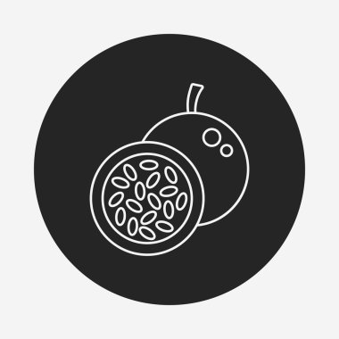 tutku meyve satırı simgesi