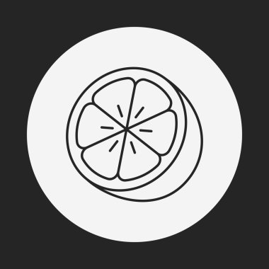 Meyve Portakal satırı simgesi