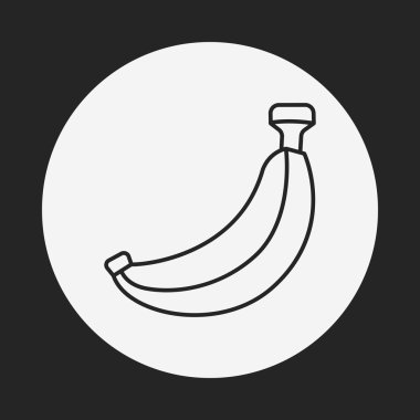 meyve muz satırı simgesi