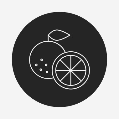 Meyve Portakal satırı simgesi