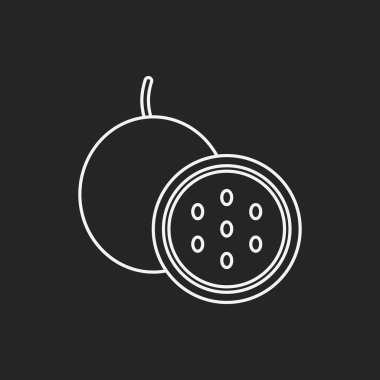 tutku meyve satırı simgesi