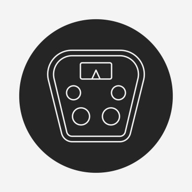 Tartı makine satırı simgesi