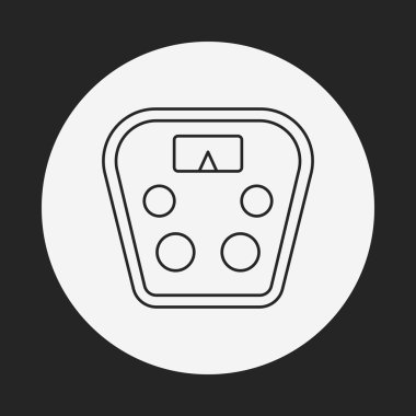 Tartı makine satırı simgesi