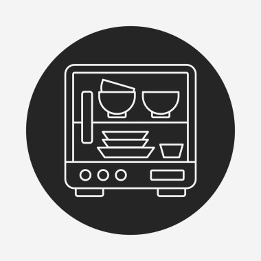 Bulaşık makinesi satırı simgesi