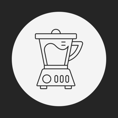 mutfak eşyaları meyve sıkacağı satırı simgesi