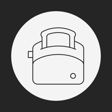 ekmek kızartma makinesi satırı simgesi