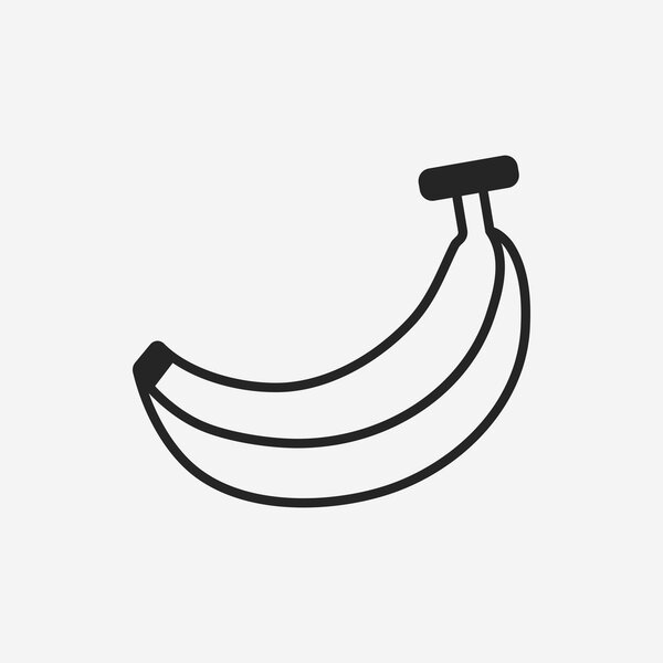 fruits banana icon