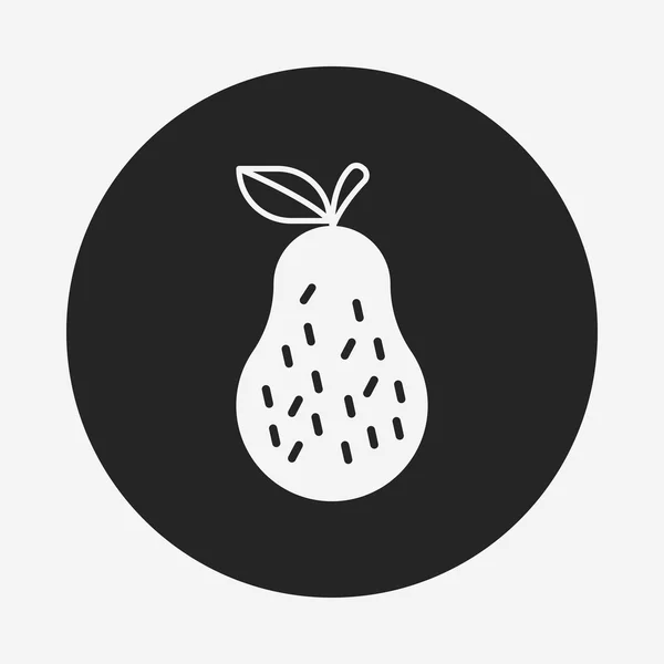 Frukter guava ikonen — Stock vektor