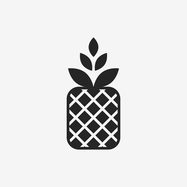 水果菠萝图标 — 图库矢量图片