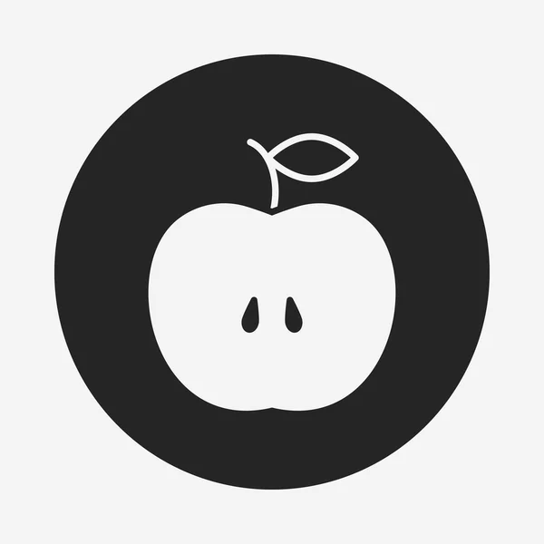 水果苹果图标 — 图库矢量图片