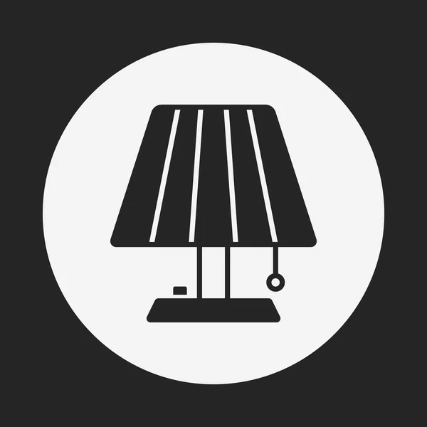 Ikona lampy — Stockový vektor