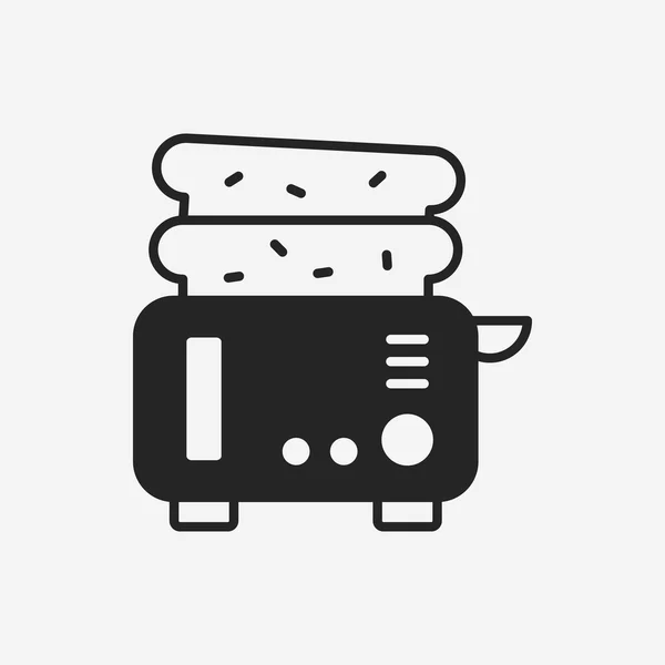 Toaster icon — Stock Vector