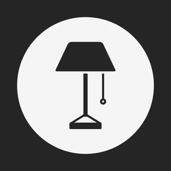 Лампа значок — стоковий вектор