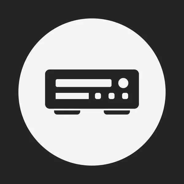 Icono reproductor de DVD — Vector de stock