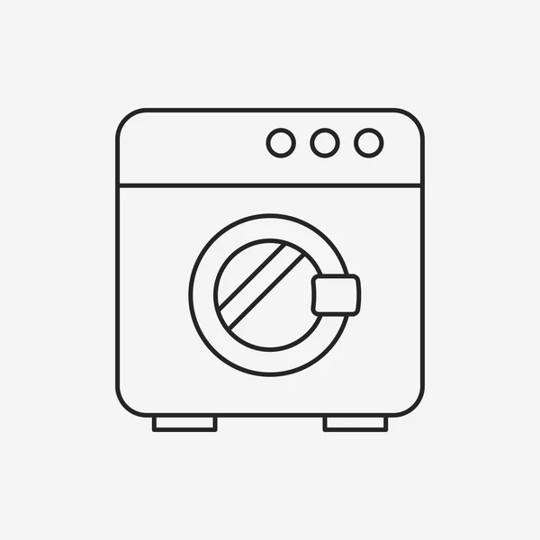 Symbolbild Waschmaschine — Stockvektor