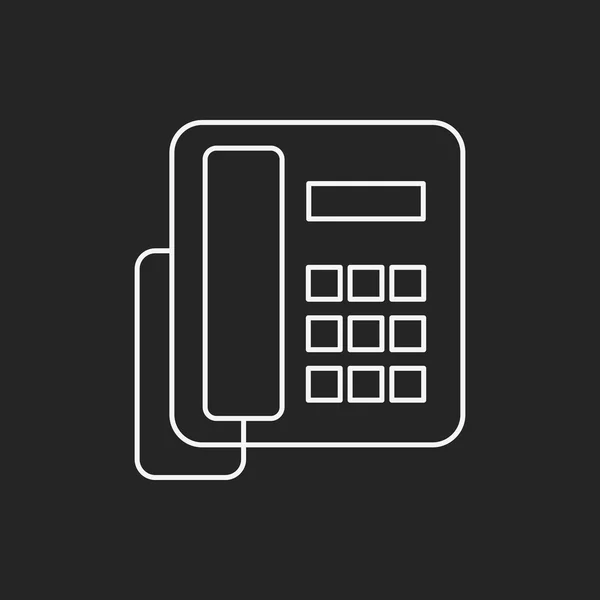 Telefoon lijn pictogram — Stockvector