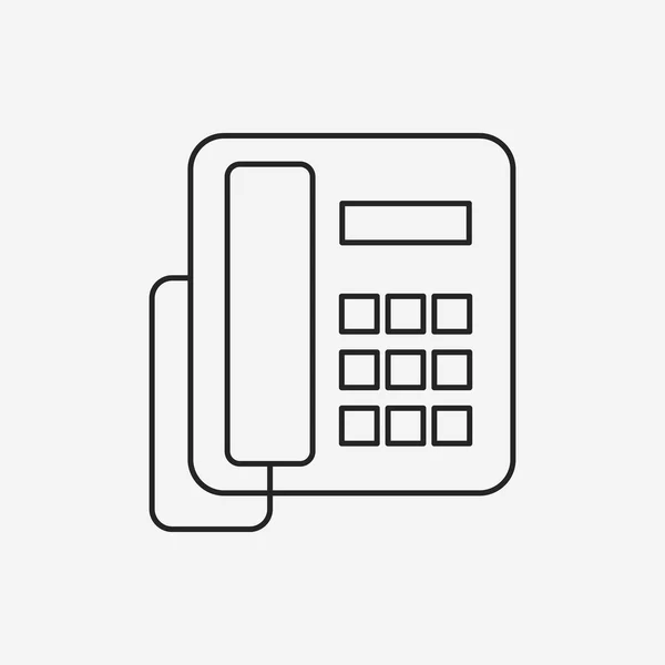 Telefoon lijn pictogram — Stockvector