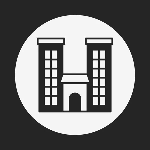 Icono del edificio — Vector de stock