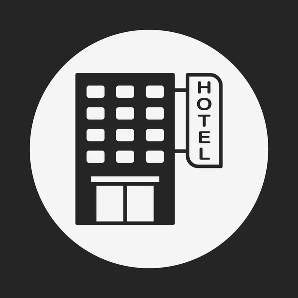 Hotel-Ikone — Stockvektor