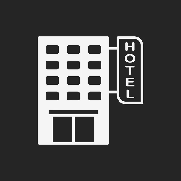 Icono del hotel — Vector de stock